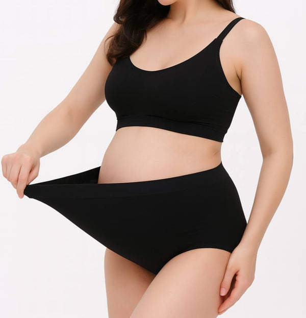 Maternity Cotton Panty Black