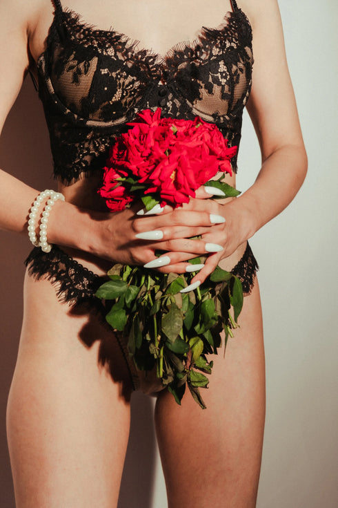 Lily Lace Set Black