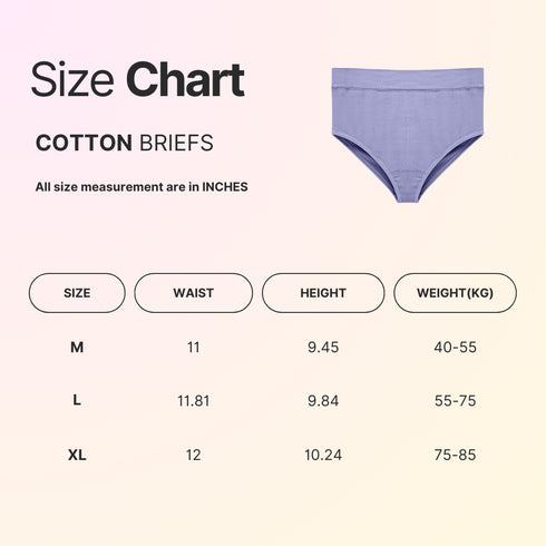 Rib Cotton Briefs - Pack of 3 - Omi Beauty