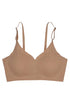 Seamless Black Scoop Bra