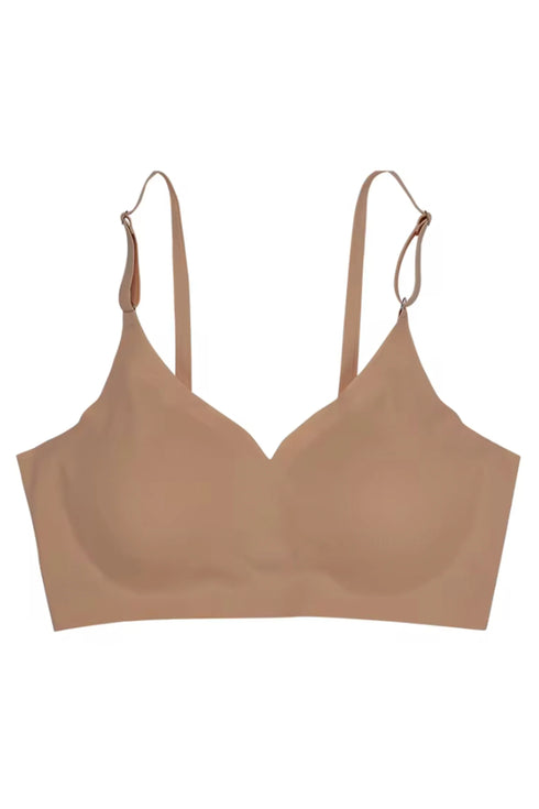 Seamless Brown Skin Scoop Bra