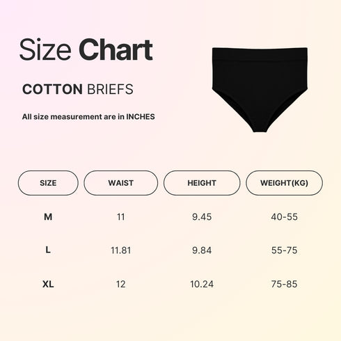 Rib Cotton Briefs - Black - Omi Beauty