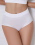 Rib Cotton Briefs - White - Omi Beauty