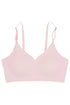 Seamless Black Scoop Bra