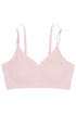 Seamless Pink Scoop Bra