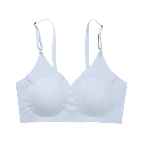 Seamless Scoop Bra - Sky Blue - Omi Beauty