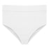 Rib Cotton Briefs - White - Omi Beauty