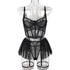 Forbidden Sexy Black Lace Skirt Set - Shop Hollywood Lingerie Online in Pakistan - Omi Beauty