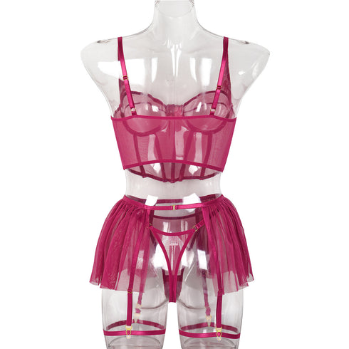 Forbidden Skirt Set - Plum - Omi Beauty