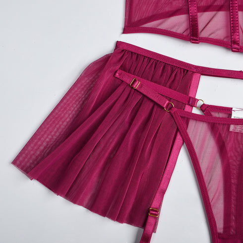 Forbidden Skirt Set - Plum - Omi Beauty