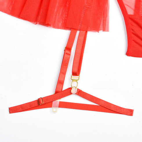 Forbidden Skirt Set - Red - Omi Beauty
