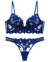 Lotus Lace set -Blue - Omi Beauty
