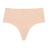 High Waisted Seamless Thong - Nude - Omi Beauty