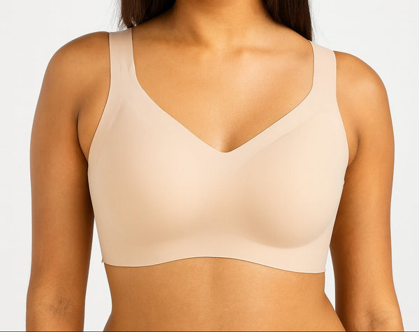 Seamless Minimizer Bra - Nude