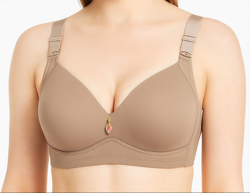 Breathable Minimizer Bra - Light Brown - Order Online in Pakistan