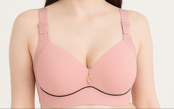 Breathable minimizer bra - Pink