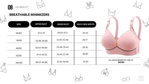 Breathable Minimizer Bra - Light Brown - Order Online in Pakistan