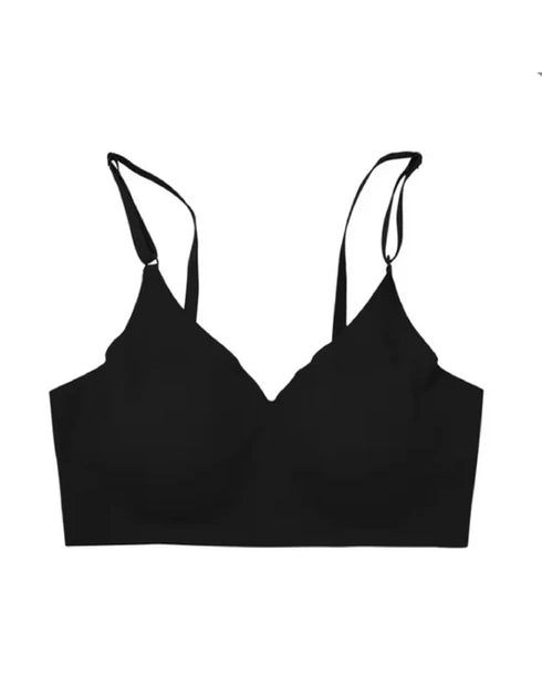 Seamless Scoop Bra - Black