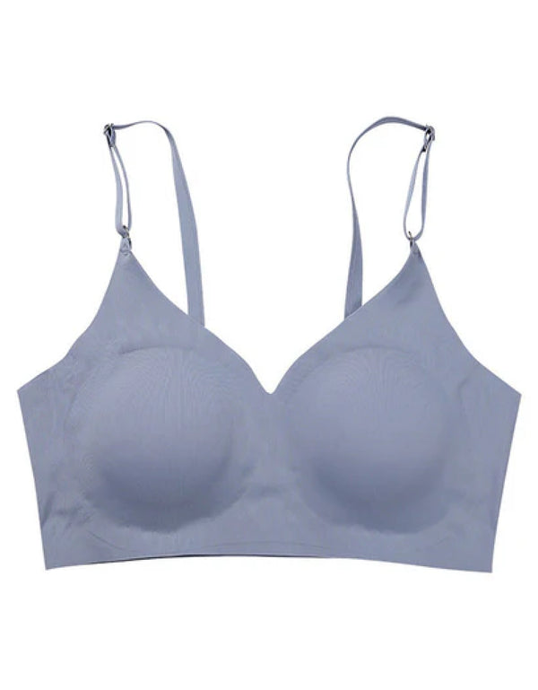Seamless Scoop Bra - Blue