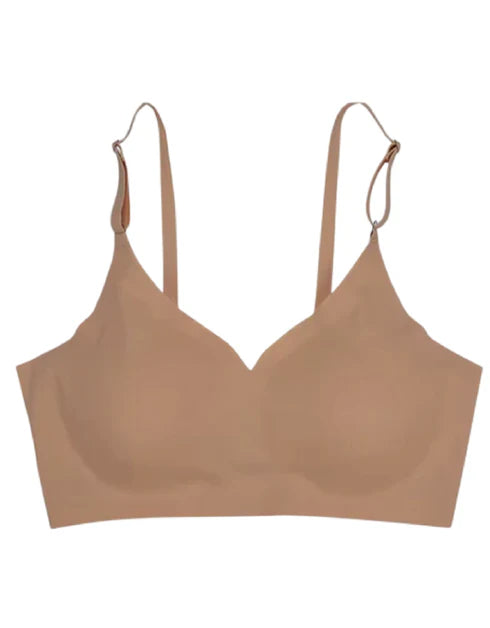 Seamless Scoop Bra - Brown skin