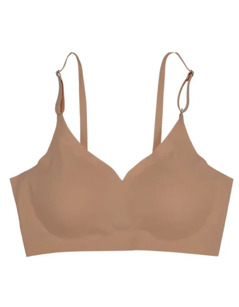 Seamless Scoop Bra - Brown skin
