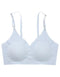 Seamless Scoop Bra - Sky Blue