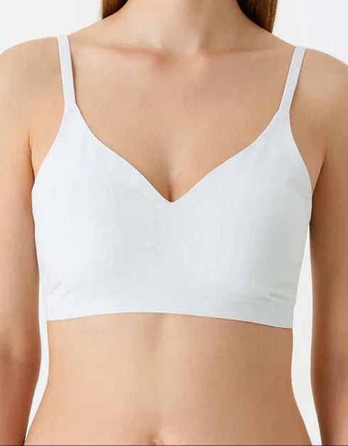 Seamless Scoop Bra - Sky Blue