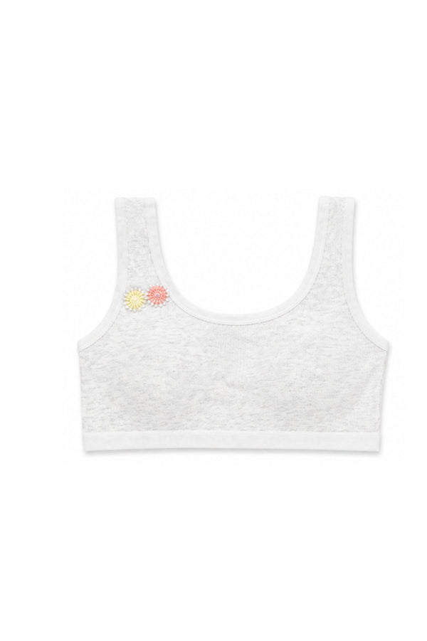 100% Cotton Girls Training Bra | Wire-Free Teen First Bra | OMI