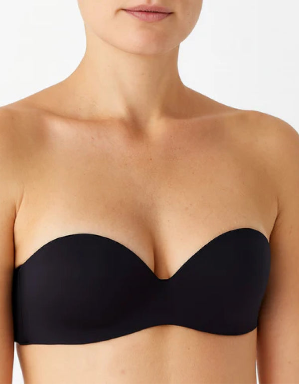 Wireless Bra - Strapless Black Bra in Pakistan