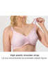 Cotton Minimizer Bra (Pink/Beige/Choco)