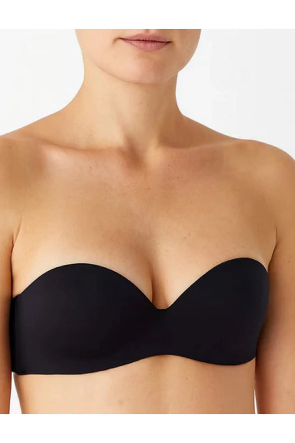 Wireless Bra - Strapless Black Bra in Pakistan
