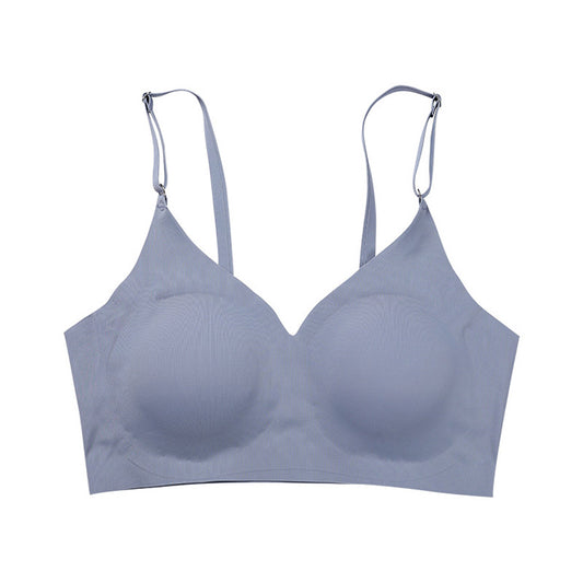 Seamless Scoop Bra - Blueberry