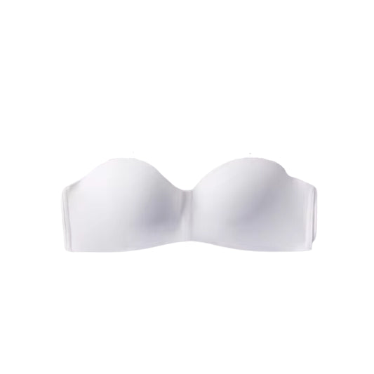 Strapless Bra - Wireless White Bra in Pakistan - Omi Beauty